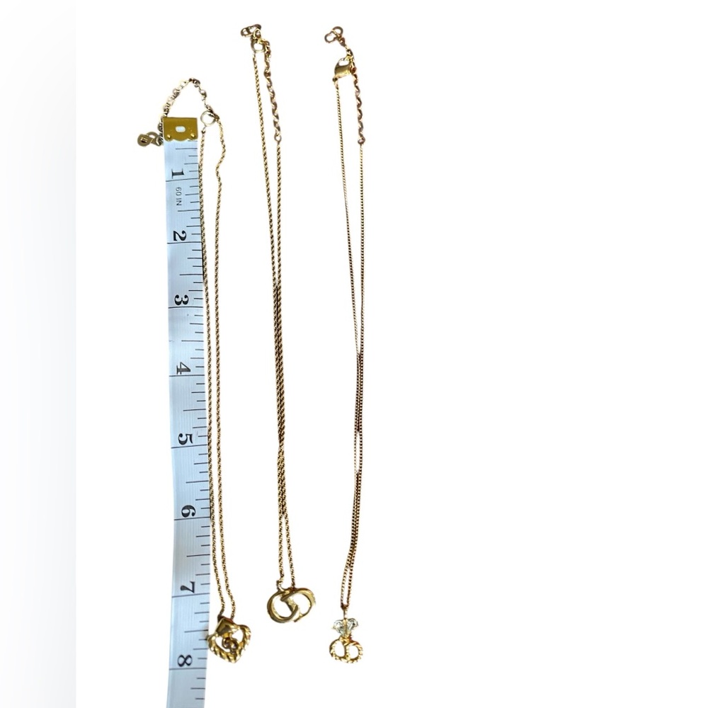 Christian Dior Gold Necklace Collection - Picture 6 of 7